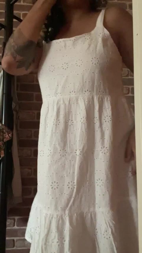 (F)eigning innocence in a white dress. Do you purchase it?